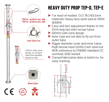 Metal Props For Construction